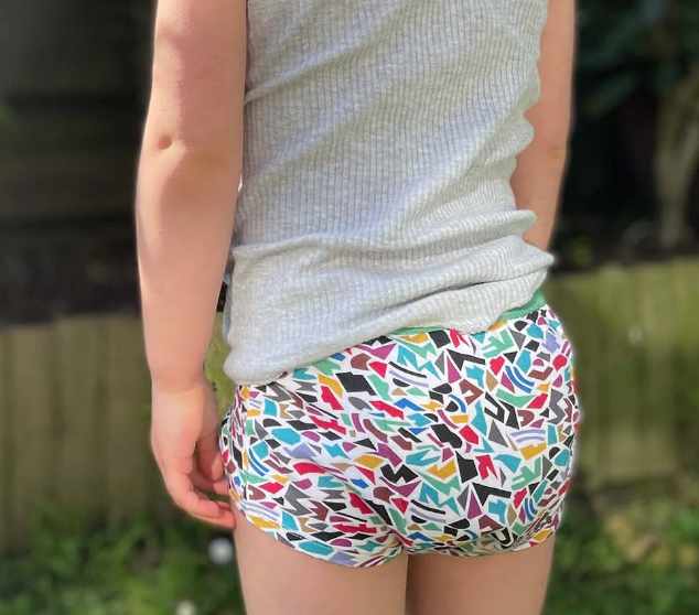 Girls night-time training pants - Mosaic - Wonsie  |  Clothing for Special Needs