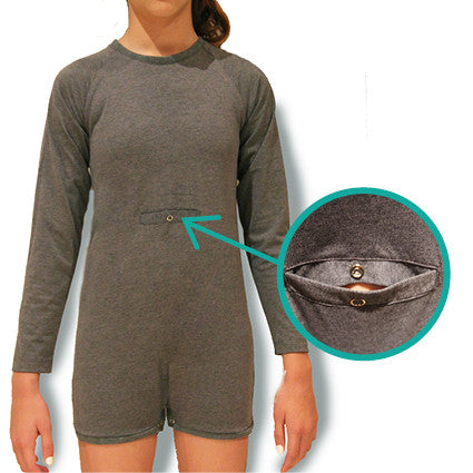 New Grey Tummy Wonsies in Long and Short Sleeve!