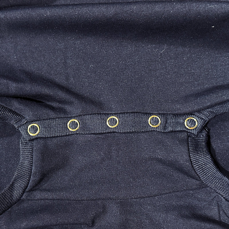 Navy Tummy Access Sleeveless Bodysuit  |  Wonsie