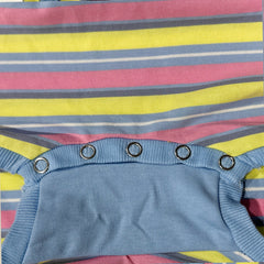 Pink Stripe Tummy Access Short Sleeve  |  Wonsie
