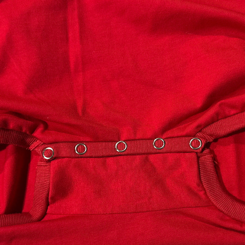 Red Tummy Access Sleeveless Bodysuit  |  Wonsie