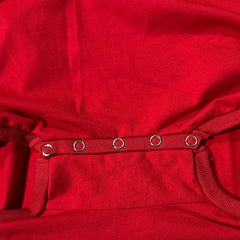 Red Tummy Access Sleeveless Bodysuit  |  Wonsie