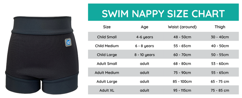 Adult Reusable Splash Short Swim Nappy - Wonsie  |  Clothing for Special Needs