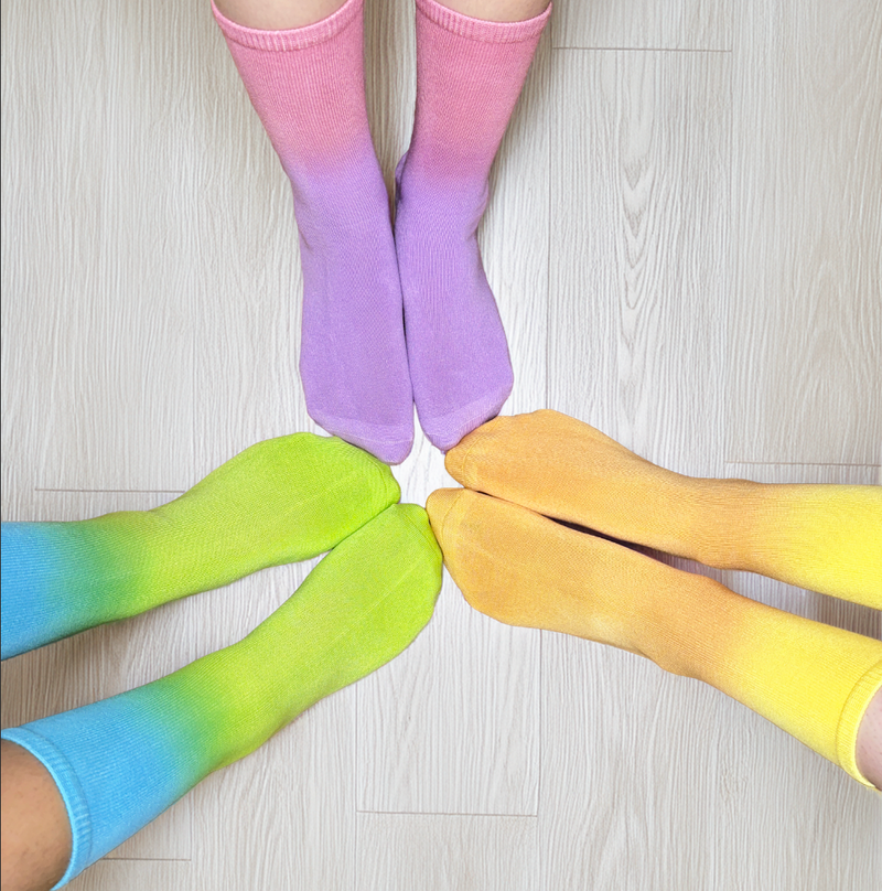Adult Coloured Sensory Friendly Socks - 3pk