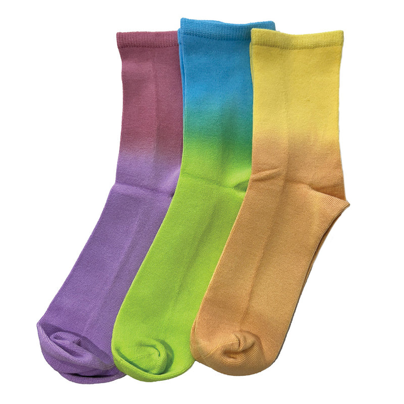 Adult Coloured Sensory Friendly Socks - 3pk