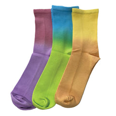 Adult Coloured Sensory Friendly Socks - 3pk