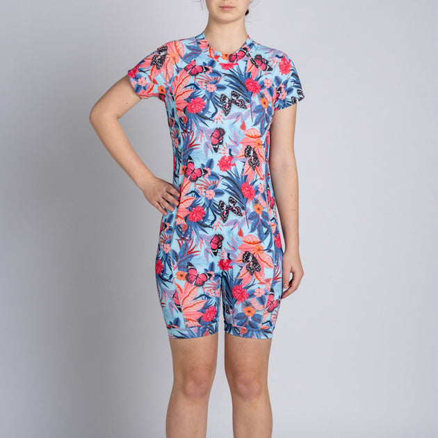 Zip Back swimsuit for Special needs stop unwanted undressing