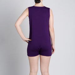 Grape Sleeveless Bodysuit  |  Wonsie - Wonsie  |  Clothing for Special Needs