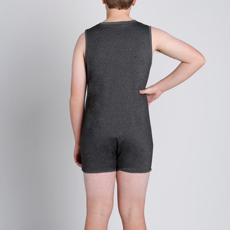 Grey Sleeveless Bodysuit  |  Wonsie