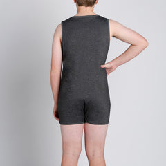 Grey Sleeveless Bodysuit  |  Wonsie