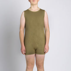 Olive Sleeveless Bodysuit  |  Wonsie - Wonsie  |  Clothing for Special Needs