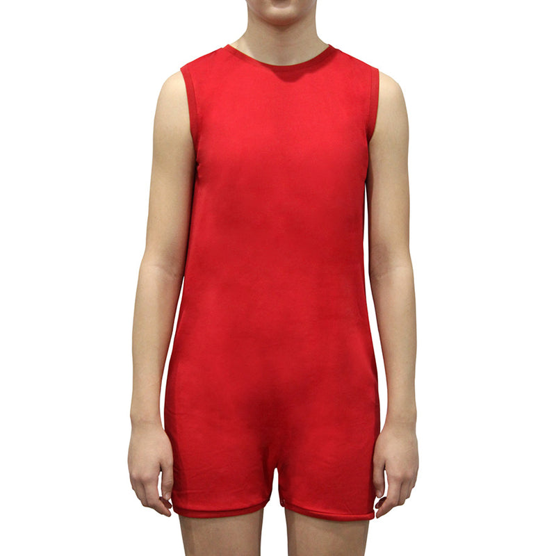 Red Sleeveless Bodysuit  |  Wonsie - Wonsie  |  Clothing for Special Needs