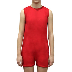 Red Sleeveless Bodysuit  |  Wonsie - Wonsie  |  Clothing for Special Needs