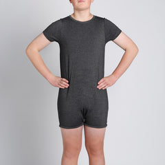 Grey Short Sleeve Bodysuit  |  Wonsie - Wonsie  |  Clothing for Special Needs