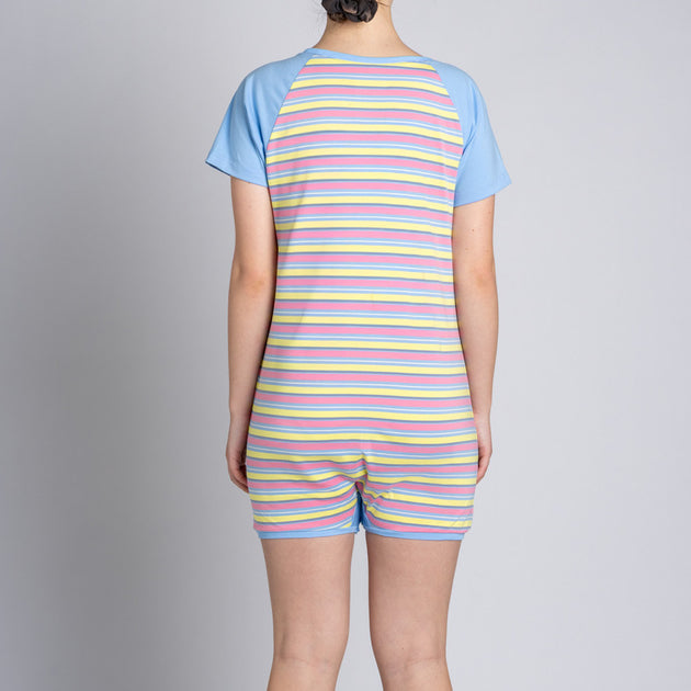 Pink Stripe Short Sleeve Bodysuit | Wonsie | Wonsie | Clothing for ...