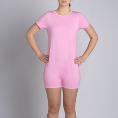 Pink Short Sleeve Bodysuit  |  Wonsie - Wonsie  |  Clothing for Special Needs