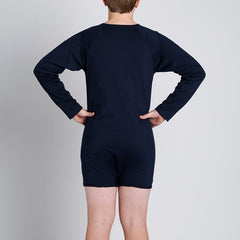 Navy Tummy Access Long Sleeve  |  Wonsie - Wonsie  |  Clothing for Special Needs