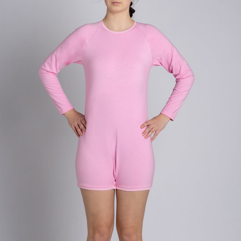 Pink Long Sleeve Bodysuit  |  Wonsie - Wonsie  |  Clothing for Special Needs