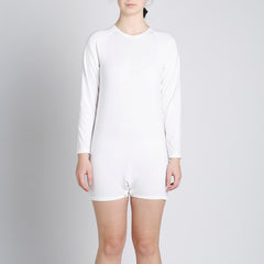 White Long Sleeve Bodysuit  |  Wonsie - Wonsie  |  Clothing for Special Needs