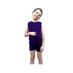 Grape Tummy Access Sleeveless Bodysuit  |  Wonsie - Wonsie  |  Clothing for Special Needs