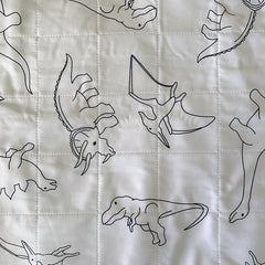 Brolly Sheet with Wings - Dinosaur Print - Wonsie  |  Clothing for Special Needs