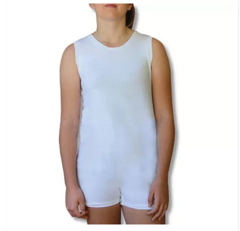White Sleeveless Bodysuit  |  Wonsie - Wonsie