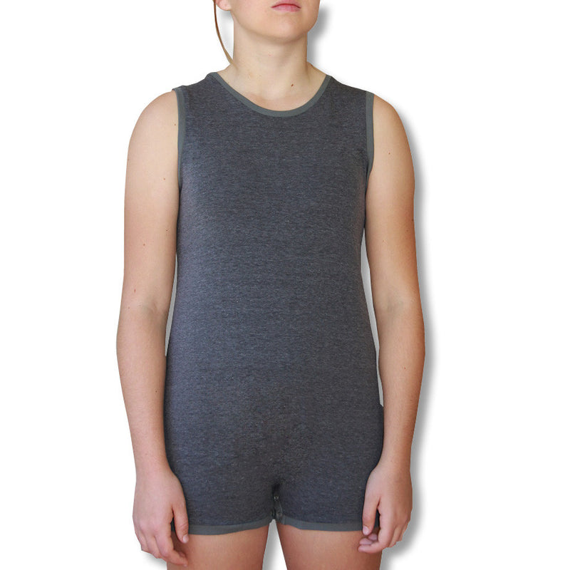 Grey Sleeveless Bodysuit  |  Wonsie - Wonsie
