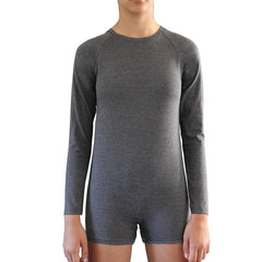 Grey Long Sleeve Bodysuit  |  Wonsie - Wonsie