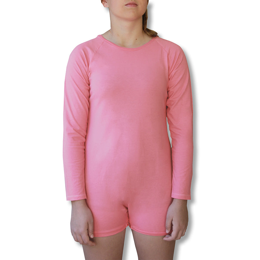 Pink Long Sleeve Bodysuit, Wonsie, Wonsie