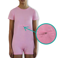 Pink Tummy Access Short Sleeve  |  Wonsie